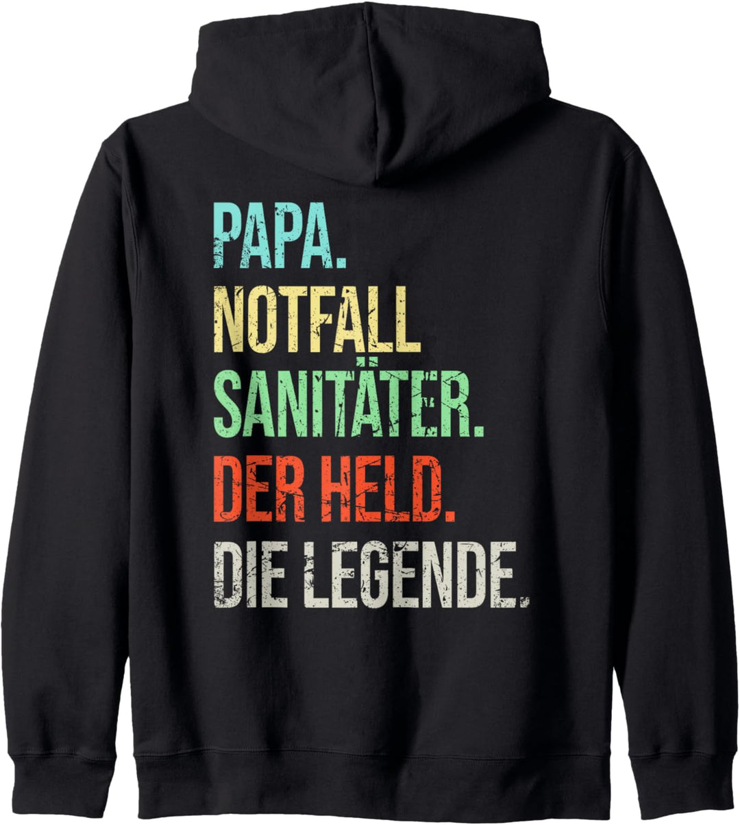 Notfallsanitäter Papa Legende Vater Vintage Spruch Kapuzenjacke