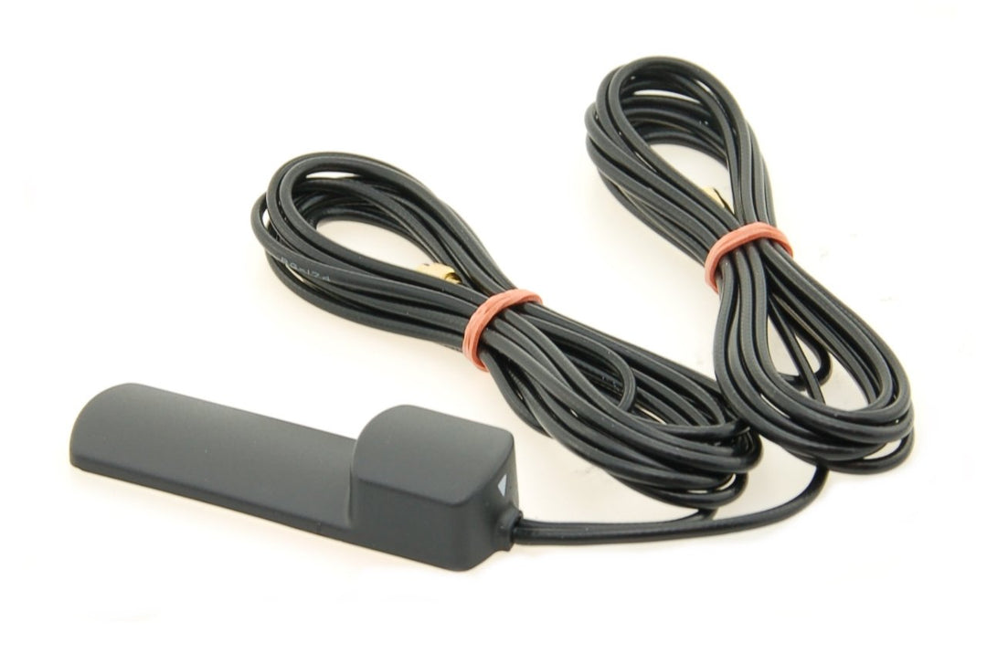 Alda PQ Antenne zur Glasbefestigung für 2G (GSM), 3G (UMTS), GPS mit SMA/M Stecker und 2,5m Kabel