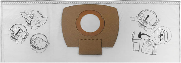 Makita P-72899 Filtersack "L" 5 Stück für VC2010L, 61x400 mm