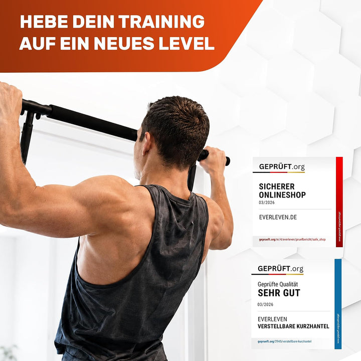 [NEU] Klimmzugstange Türrahmen ohne Schrauben Fitness Stange I Pull Klimmzugstange Tür Reckstange [7