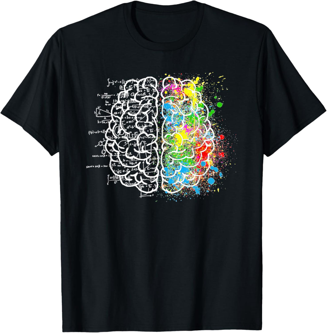 Creative Brain Art Science Math T-Shirt