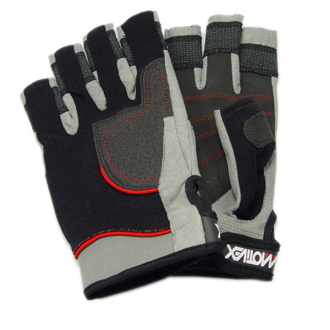 Segelhandschuhe Rückseite Elasthan, beschichtete Handflächen, Kevlar verstärkte Finger, Grösse L