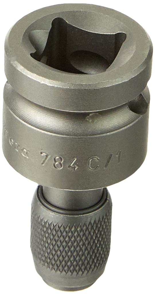Wera 784 C 1/2"-Verbindungsteile mit Wera-Schnellwechselfutter, 1/4 Zoll x 50 mm, Wera 05042760001 7