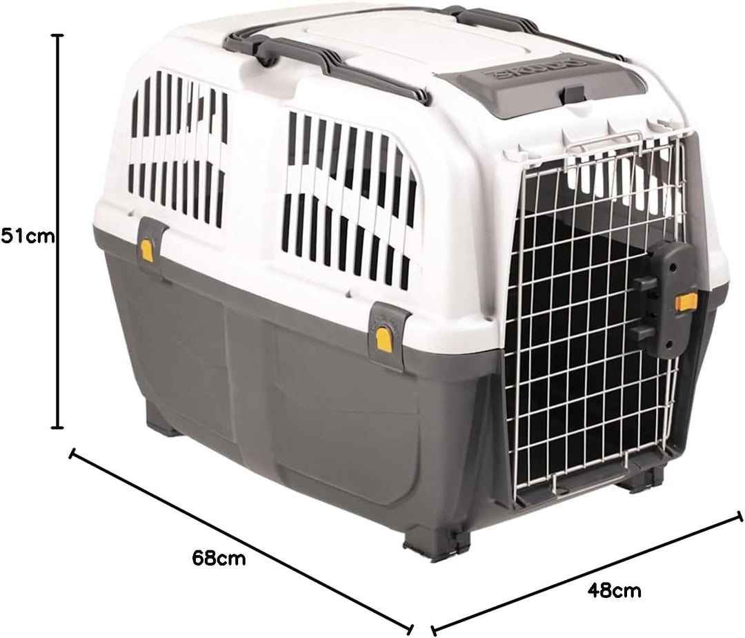 Nobby Transportbox Skudo 4 IATA, grau, 68 x 48 x 51 cm Grau Grösse 4 (68 x 48 x 51 cm), Grau Grö