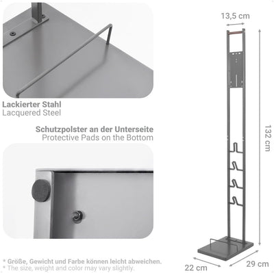 ecooe Staubsaugerhalterung freistehend Bodenständer Halterung für Dyson V15 V12 V11 V10 V8 V7 V6 Out