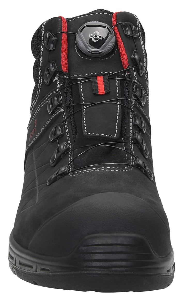 JORI Sicherheitsschuhe jo_MAX BOA Mid S3, Damen und Herren, Leder/Textil, Kunststoffkappe (Leichter