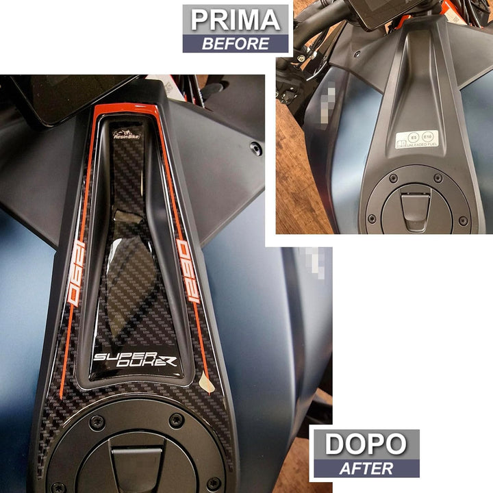 Resin Bike Aufkleber Motorrad Kompatibel Mit KTM 1290 Super Duke R 2022-2023. Schutz der wichtigsten