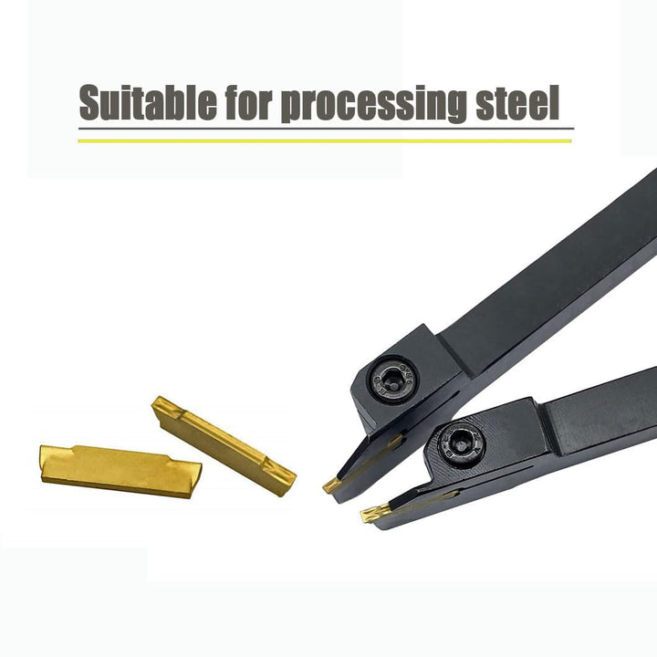 Hunricho Hartmetalleinsätze 10 Teile/Schachtel MGMN150-G 1.5mm Breite Hartmetalleinsätze mit 3/8 Zol