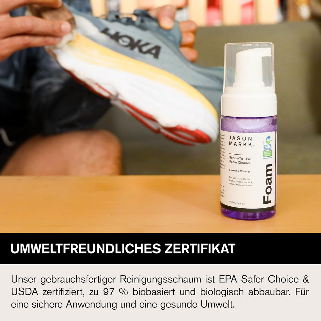 Jason Markk Schuh- und Sneakerpflege, Schuhreiniger, reinigt und pflegt Schuhe Quick Clean Kit, Quic