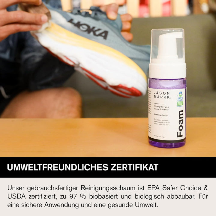 Jason Markk Schuh- und Sneakerpflege, Schuhreiniger, reinigt und pflegt Schuhe Quick Clean Kit, Quic