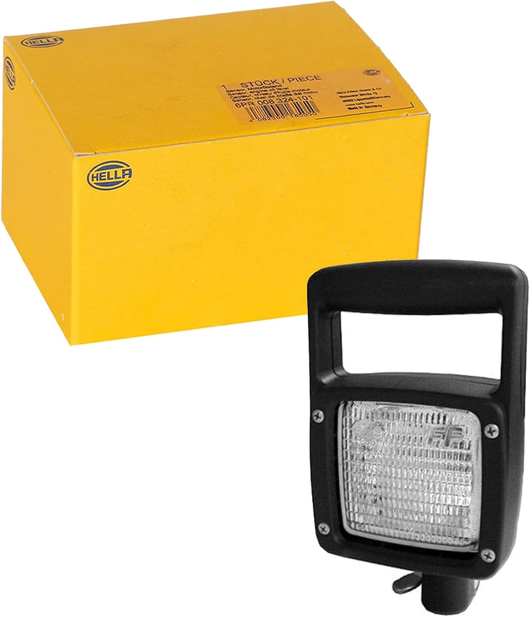 HELLA - Halogen-Arbeitsscheinwerfer - Ultra Beam - 24V - Rohrstutzen/Anbau - Nahfeldausleuchtung - S