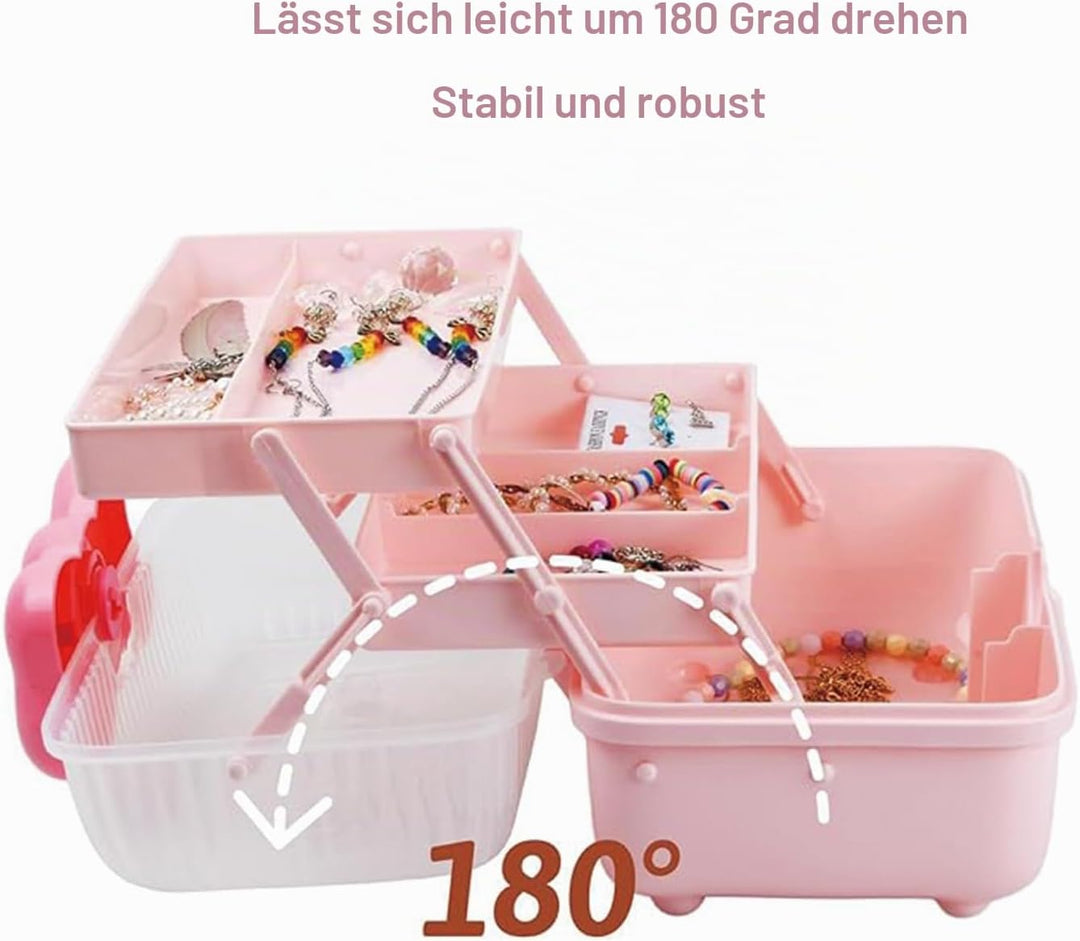 Haargummi Aufbewahrung Mit Griff, Haarspangen Haargummi Aufbewahrung Kinder, Organizer Für Mädchen H