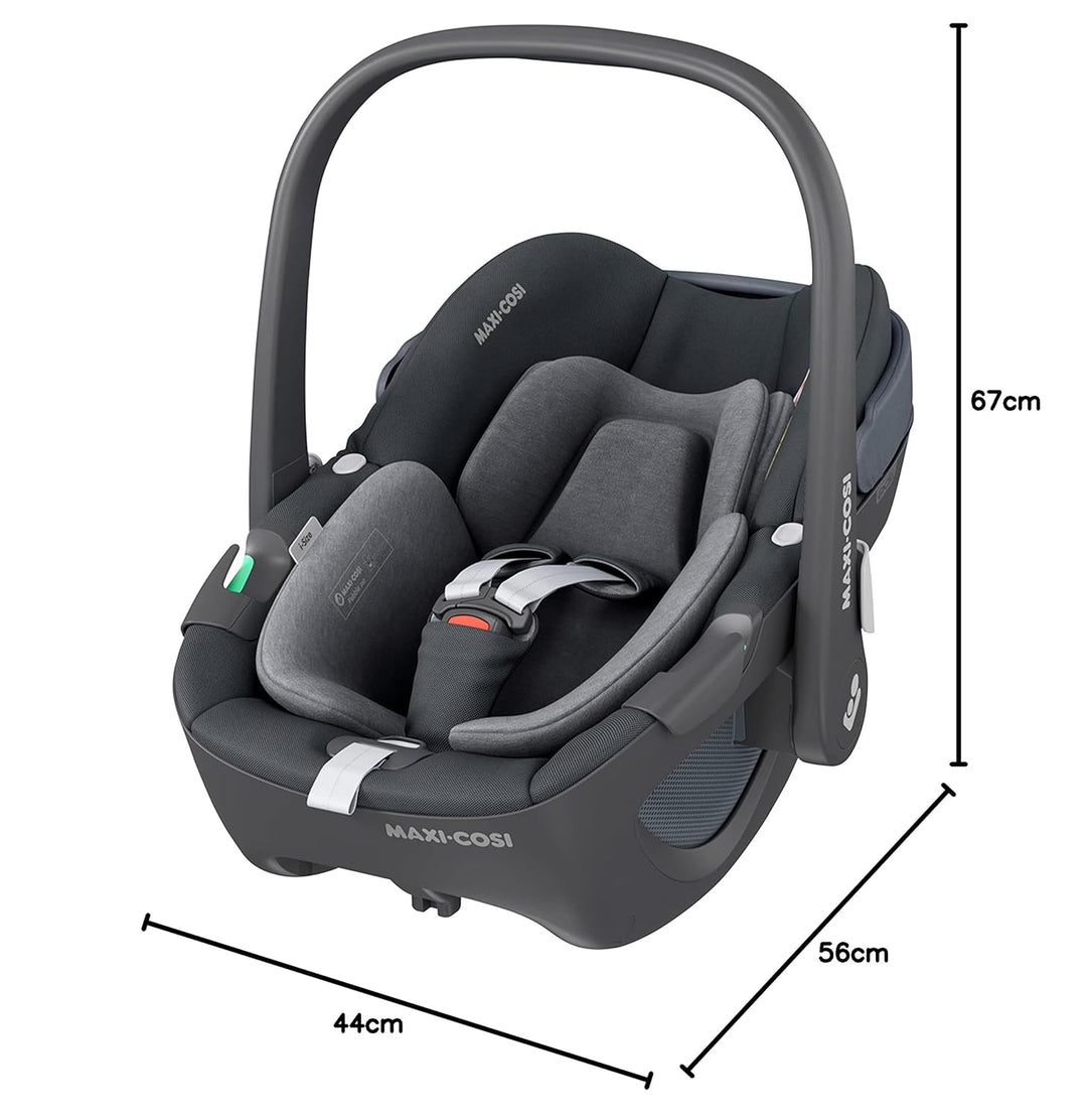 Maxi-Cosi Pebble 360 i-Size Babyschale Drehbar, Neugeborenen Autositz 360 Grad, 0–15 Monate (40–83 c