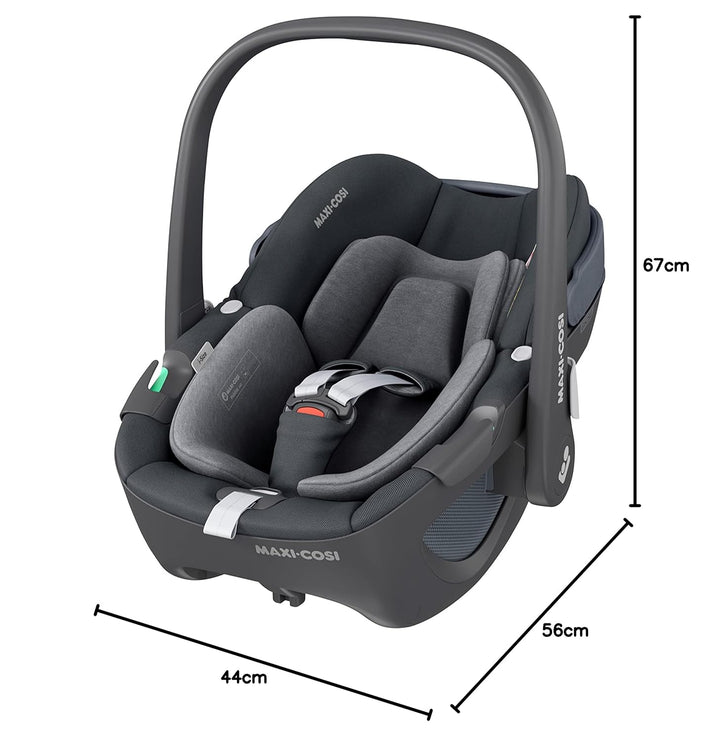 Maxi-Cosi Pebble 360 i-Size Babyschale Drehbar, Neugeborenen Autositz 360 Grad, 0–15 Monate (40–83 c