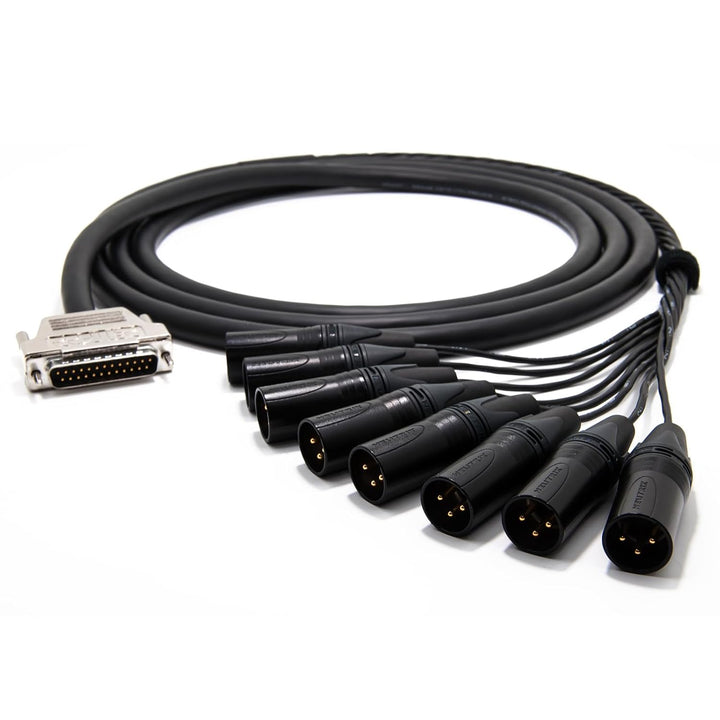 enoaudio Mogami 2932 8 Multicore Analog Kabel Breakout | Gold D-Sub 25 - Neutrik XLR male | HiFi, 1,