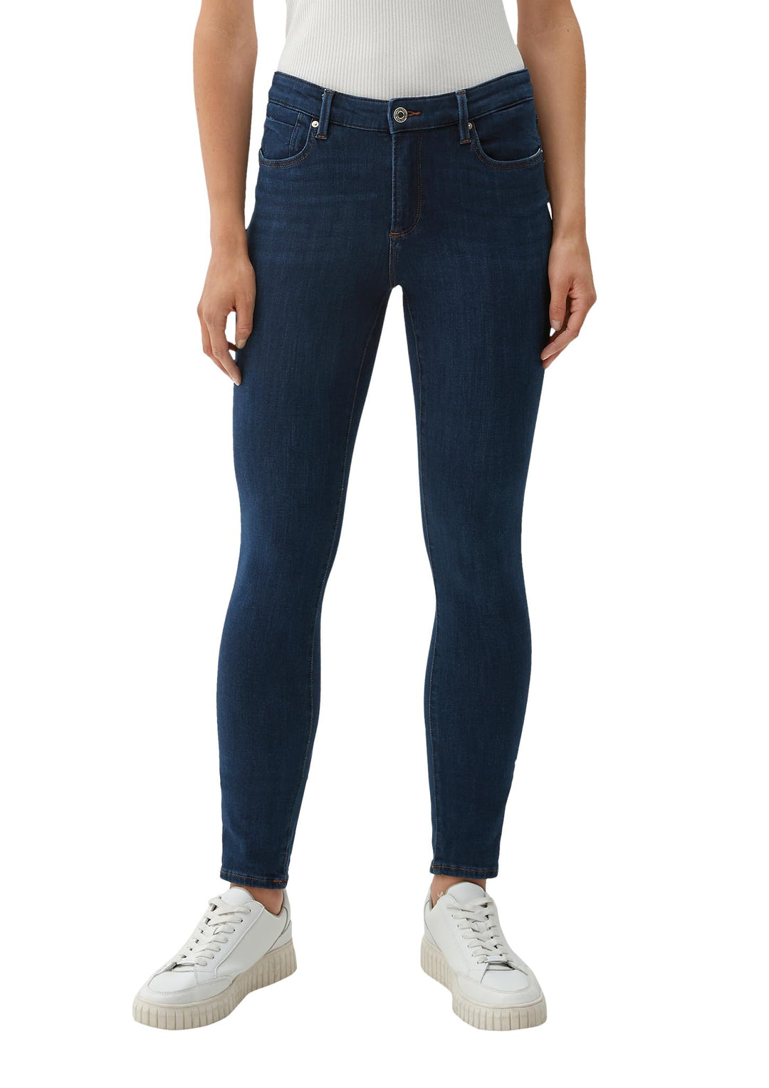 s.Oliver Jeans Izabell/Skinny Fit/Mid Rise/Skinny Leg 34W / 32L Blau, 34W / 32L Blau