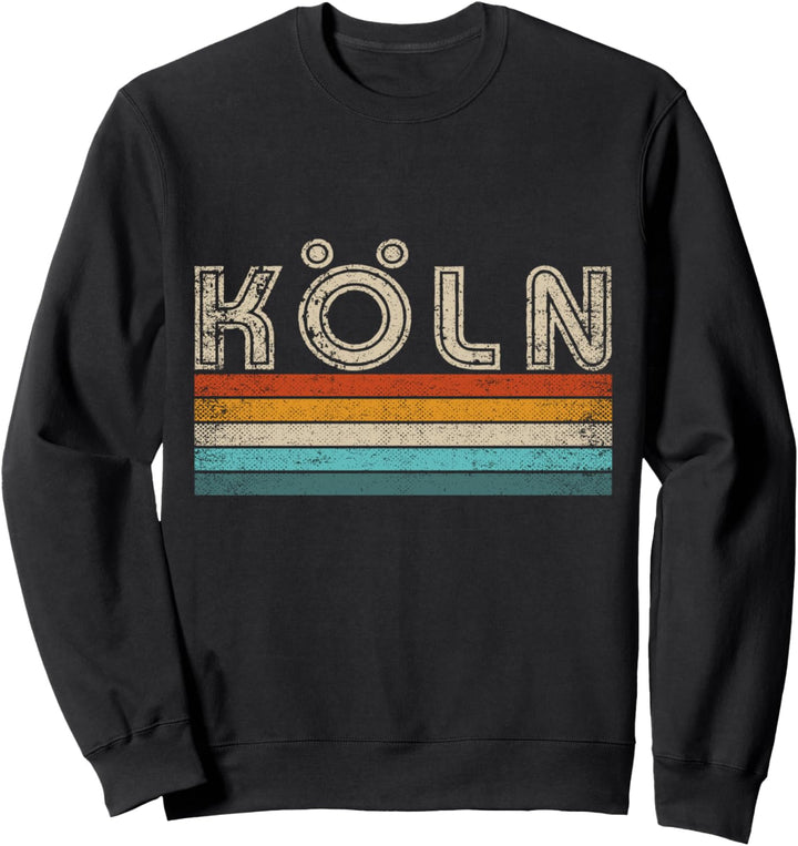 Köln Souvenir Retro 70er 80er Kölle NRW Köln Sweatshirt