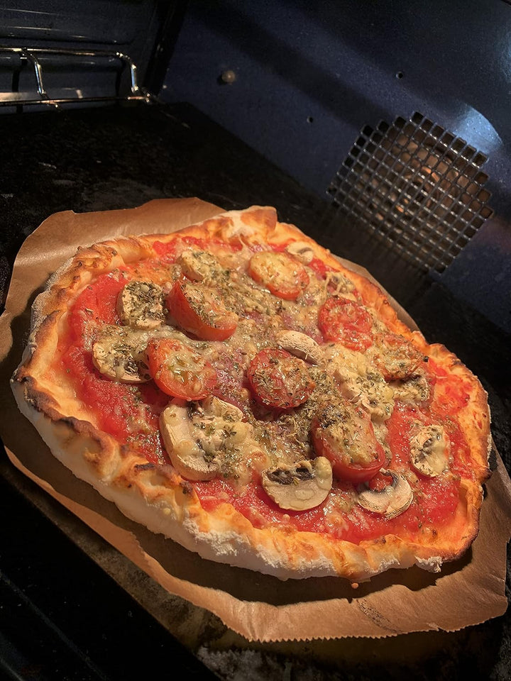 Grill2Chill BACKSTAHL Pizza Brot & Co. 465 x 380 x 6-6,2 mm aus HighTech Spezialstahl/Stahl hochwärm