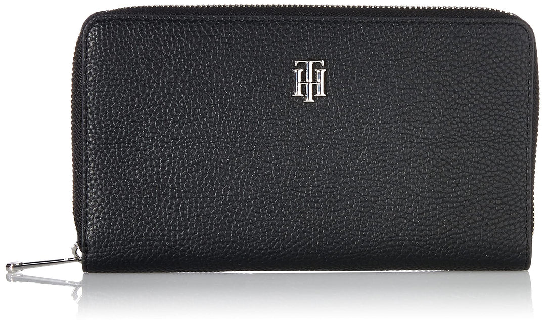 Tommy Hilfiger Damen Th Element Reisezubehör-Reisebrieftasche, Schwarz