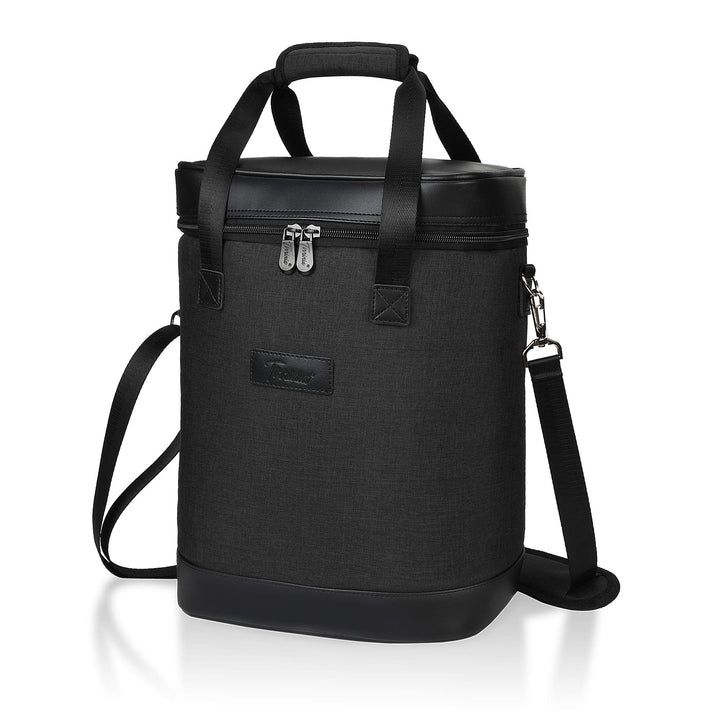 Kato Tirrinia Kühltasche Klein- Flaschenträger für Wein & Bier, gepolsterte weinkühltasche mit isoli