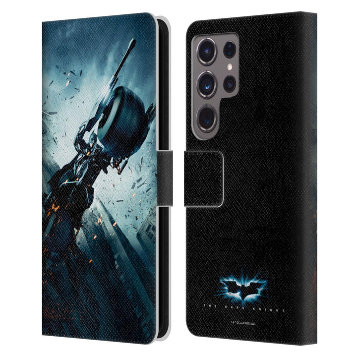 Head Case Designs Offizielle The Dark Knight Batman Batpod Wichtige Kunst Leder-Wallet-Hülle Kompati