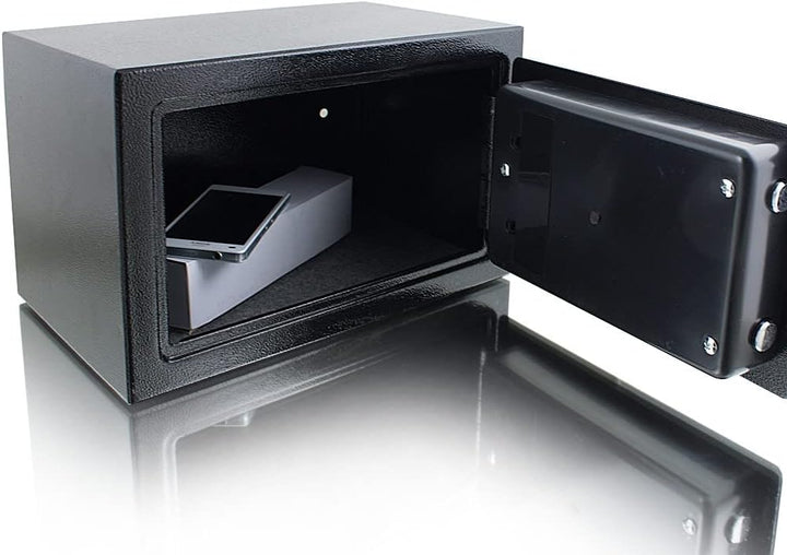 Elektronischer Möbeltresor Minitresor Wandtresor Wandsafe Schranktresor Geldsafe Schwarz Masse(B/H/T
