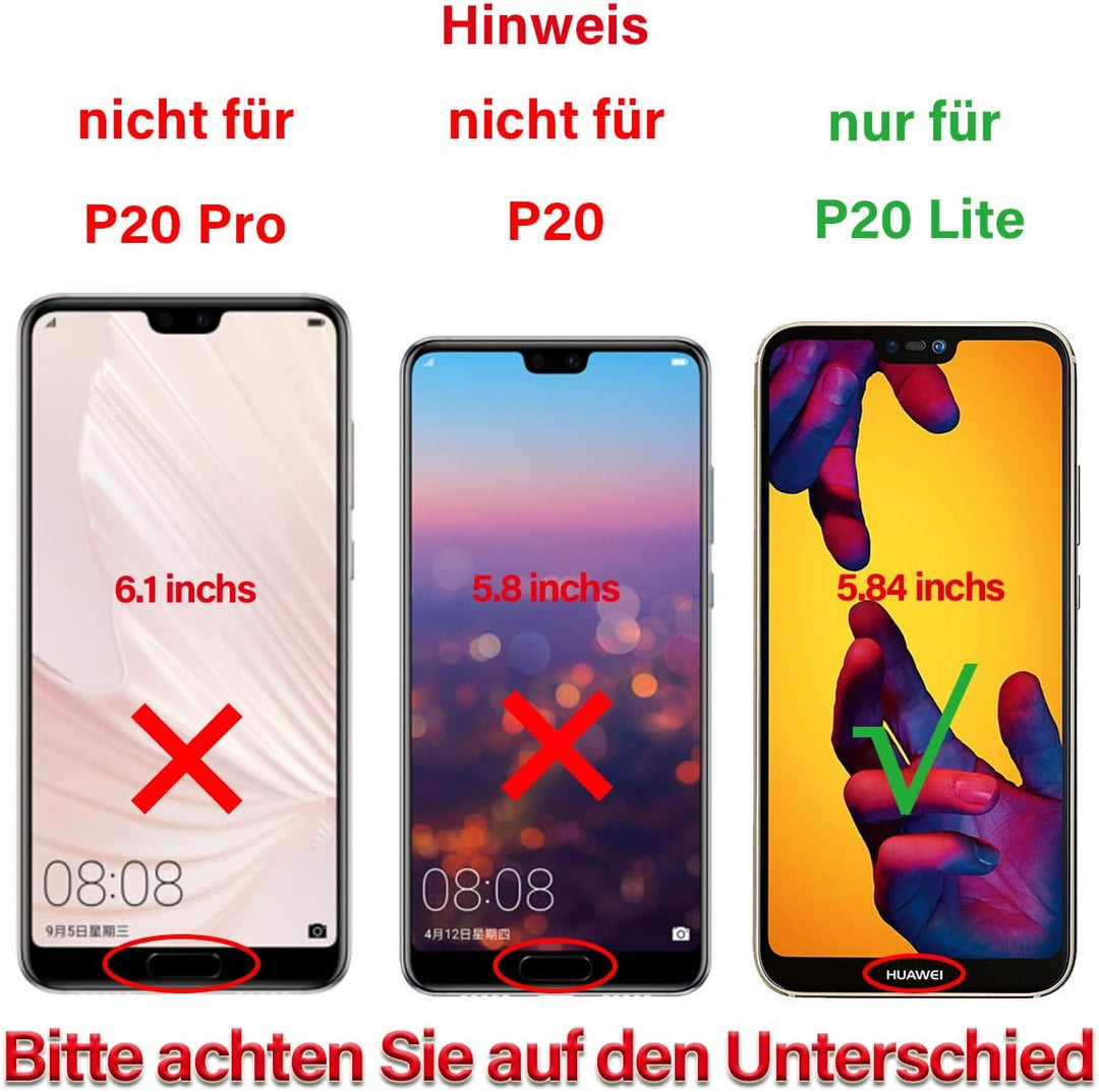 swark LCD Display Kompatibel mit Huawei P20 Lite & Nova 3e (Schwarz mit Rahmen) Touch Screen Replace