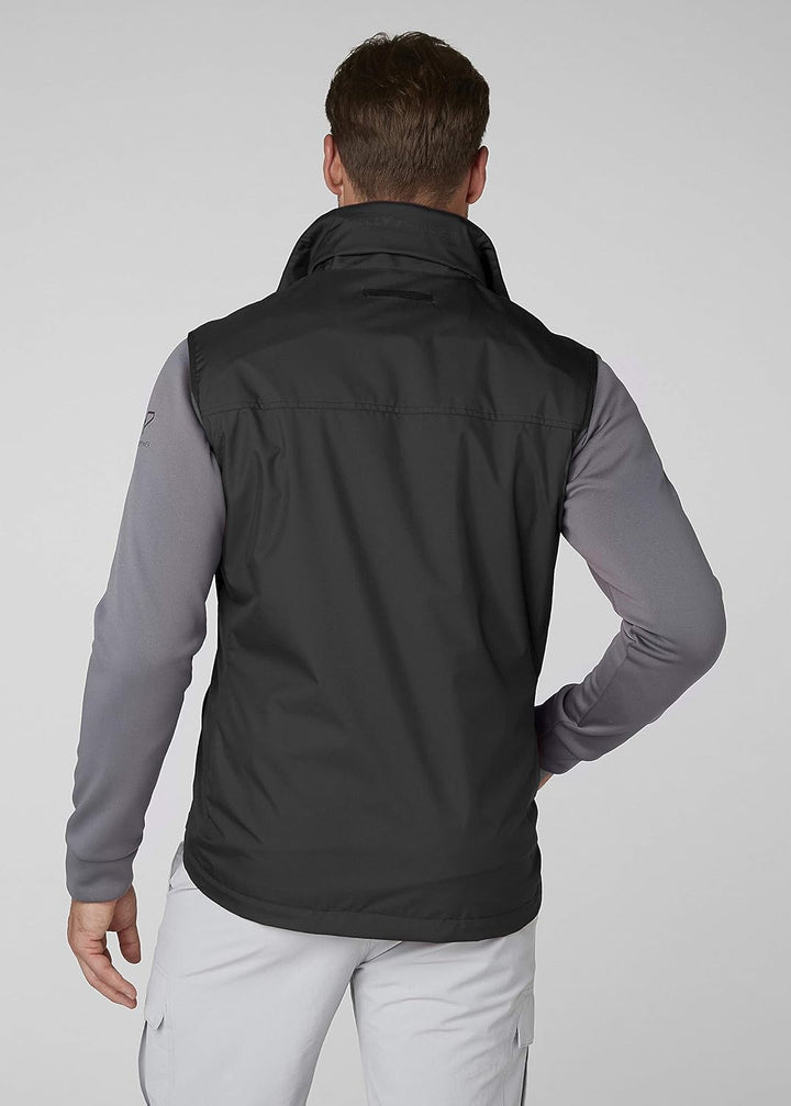 Helly Hansen Herren Crew wasserdichte Segelweste S Schwarz, S Schwarz