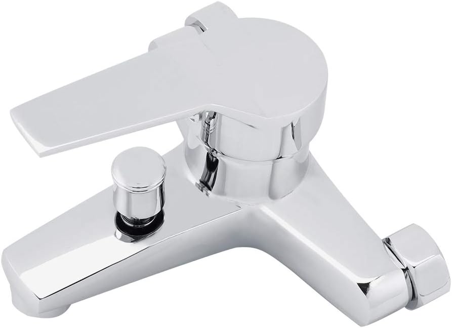 Oumefar Safe Shower Faucet Mixer Einfach zu installierende Wand-Duschmischung Wasserhahn Badewanne W