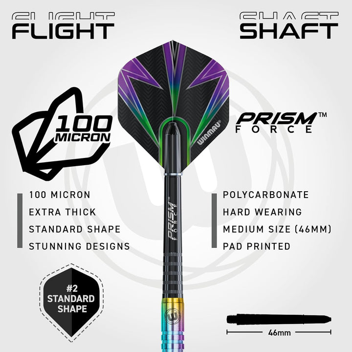 WINMAU Foxfire Urban 80% - Steeldarts 22 Gramm