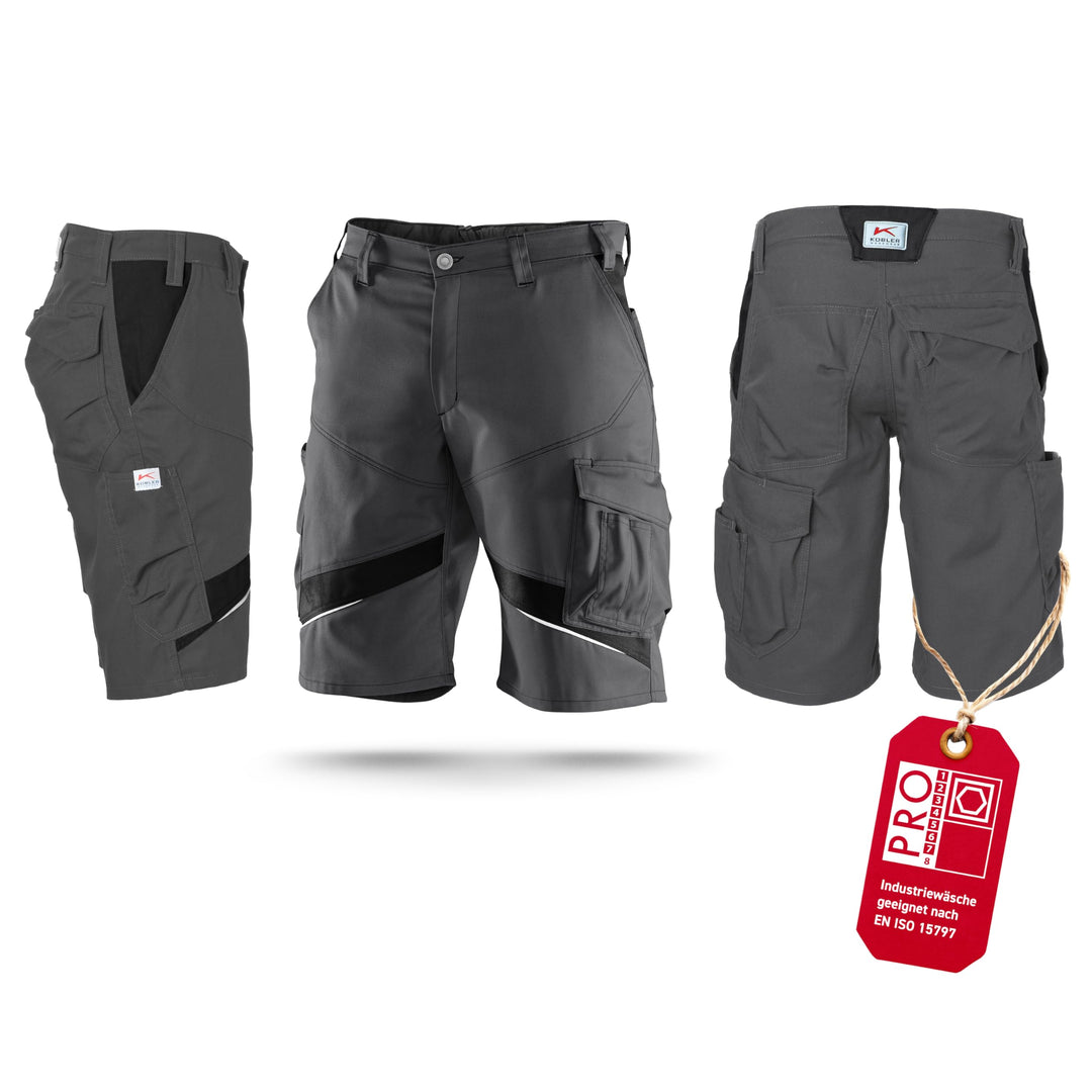 KÜBLER ACTIVIQ Shorts Anthrazit/Schwarz 40, Anthrazit/Schwarz 40