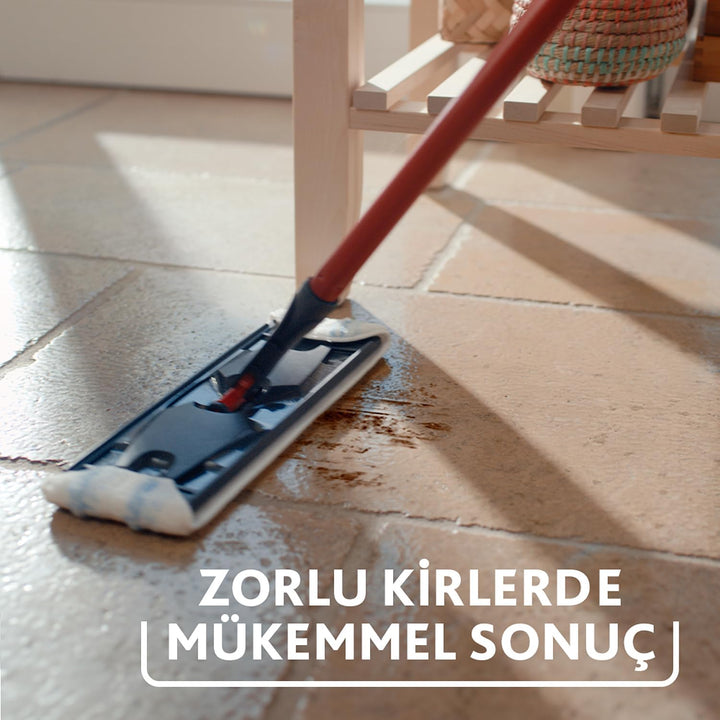 Vileda Bodenwischer Reinigungsset H2PRO Flat Mop Stiel Zweitanksystem Wischer