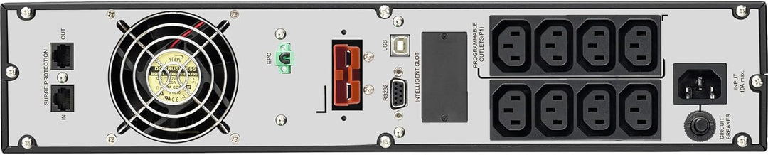 PowerWalker VFI 1000 RM LCD 1000VA / 900W Online USV Tower/Rack Doppelwandler SNMP Slot