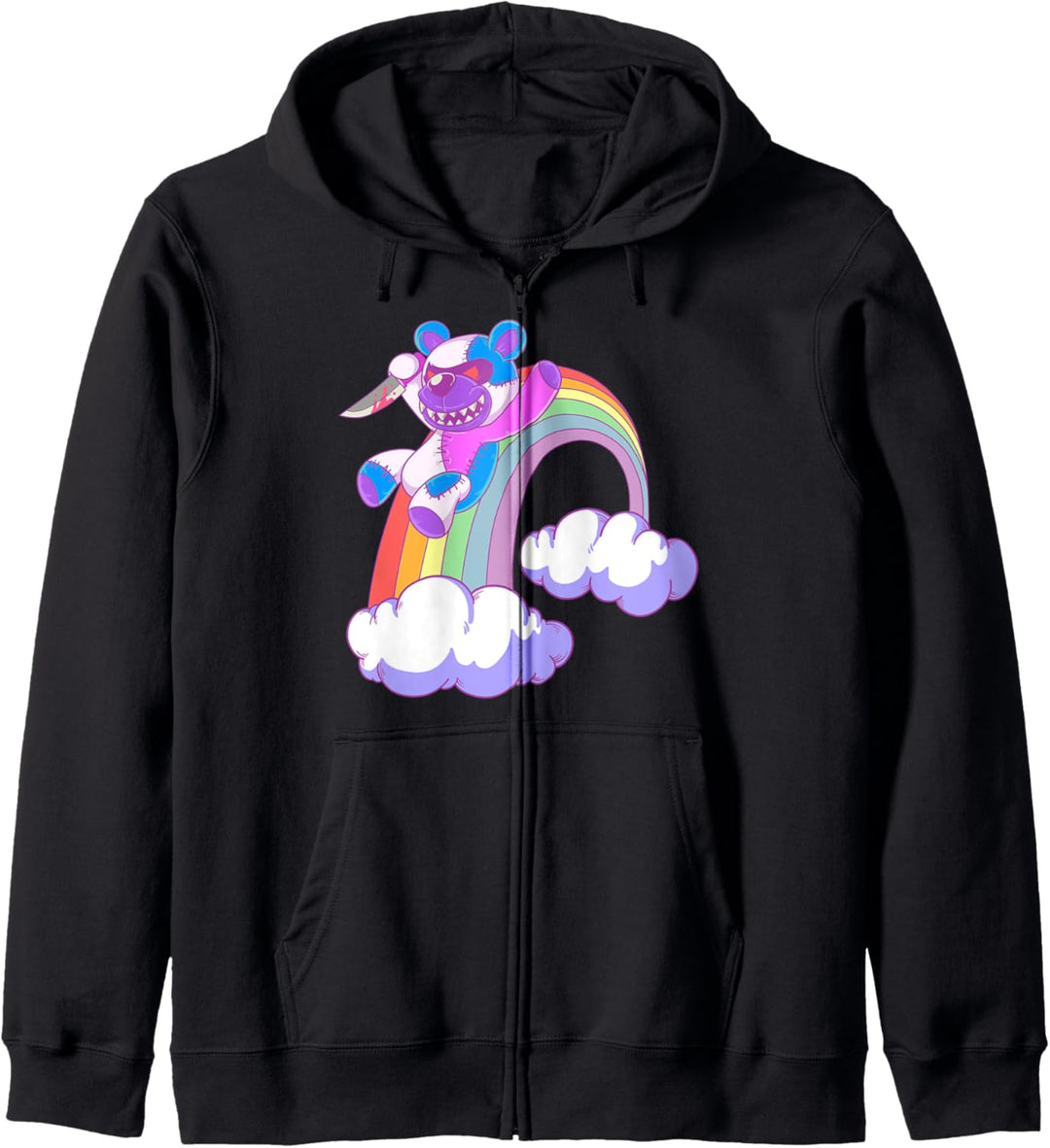Pastell Goth Soft Grunge Witchy Kapuzenjacke