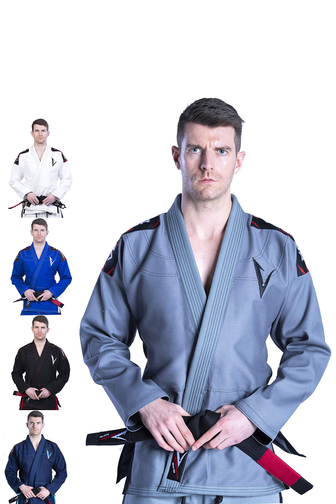 Vector Brazilian Jiu Jitsu (BJJ) Gi Kimono, vorgeschrumpft, geringes Gewicht, in Pearl-Weave gewebt,