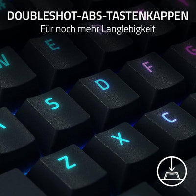 Razer BlackWidow V4 Pro - Mechanische Gaming-Tastatur Chroma RGB (grüne mechanische Switches, Befehl