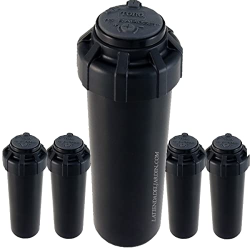 Suinga 5 x T5T RS Turbinensprenger, Reichweite 7,6 bis 15,2 m, Gewinde 3/4 Zoll, einstellbarer Winke