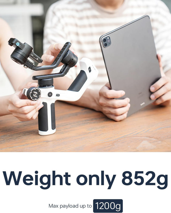 Feiyu SCORP Mini 2 Kit - AI-Tracking Stabilisator für spiegellose Kameras/Action Kamera/iPhone&Samsu