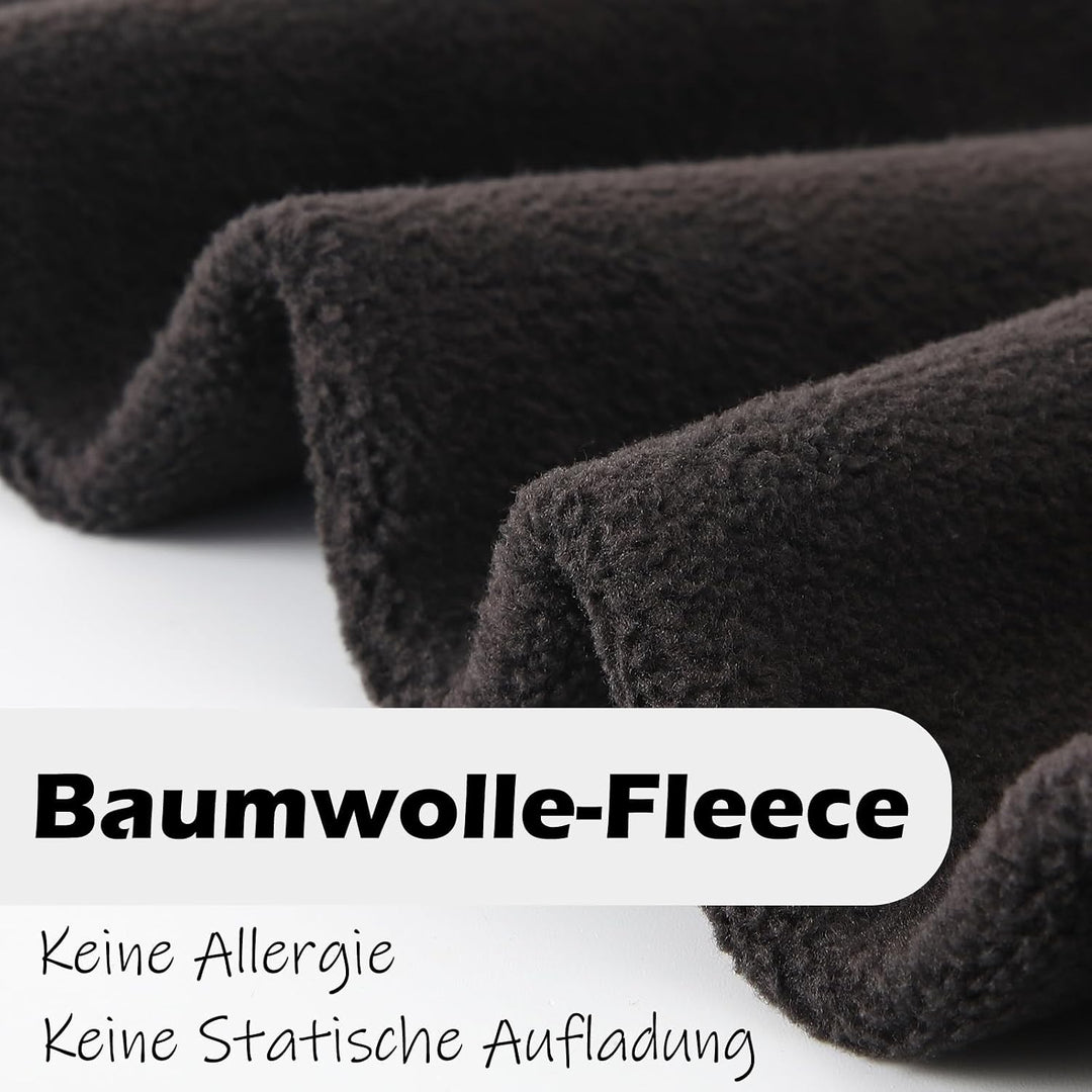 Winter Gefütterte Thermo Leggings aus Baumwolle mit Taschen | High Waist Damen Thermoleggings mit Fl