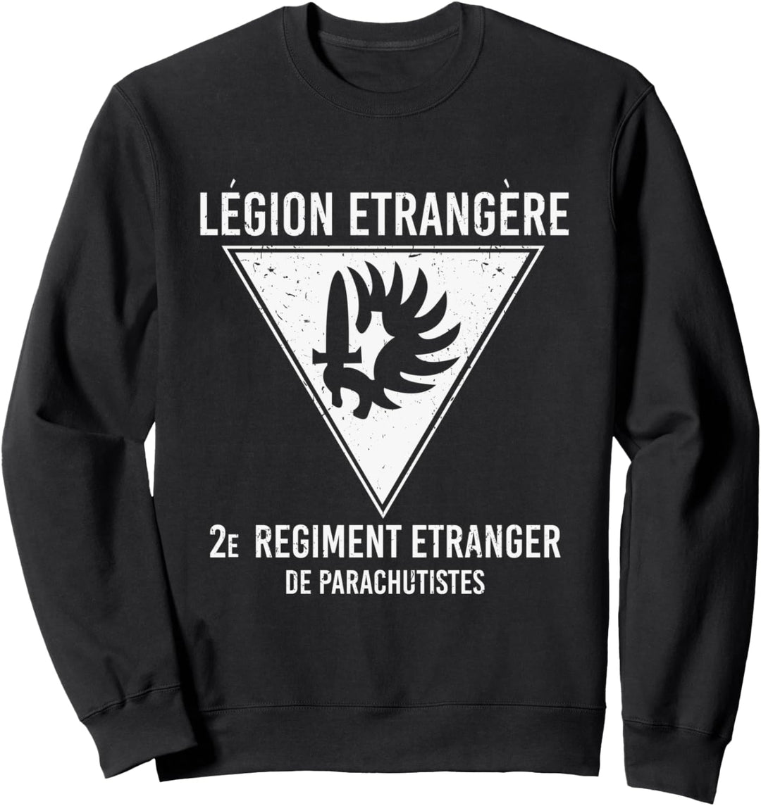 Französisches Militär Army Etrangere Trupp Spruch Design Sweatshirt