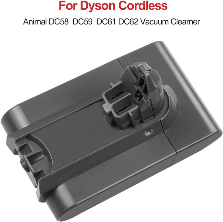 LabTEC DC62 Akku 21.6 V 4000 mAh Ersatz für Dyson V6 Akku DC58 DC59 DC61 DC62 DC72 DC74 SV03 SV04 SV