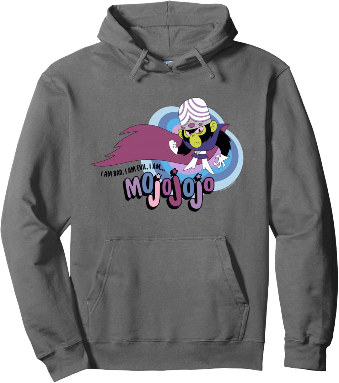 Powerpuff Girls I Am Bad, I Am Evil, I Am Mojo Jojo Pullover Hoodie