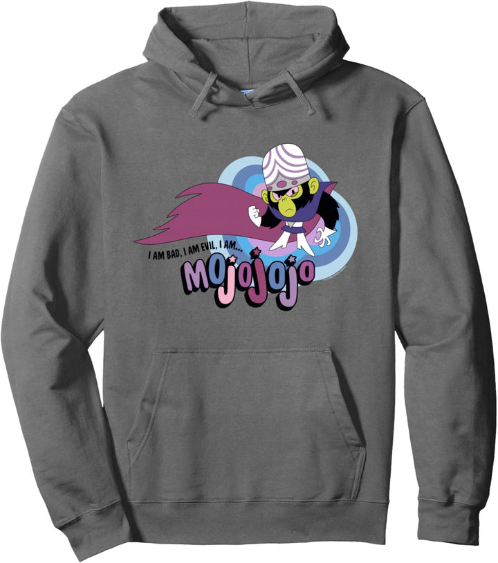 Powerpuff Girls I Am Bad, I Am Evil, I Am Mojo Jojo Pullover Hoodie