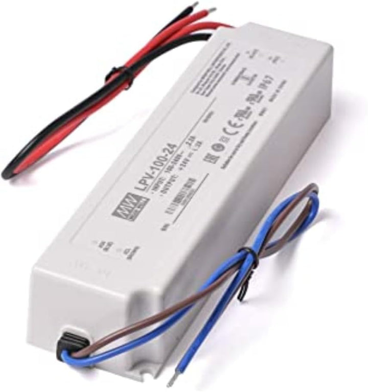 Kingled - Netzteil serie MeanWell LPV-100-24 100W 24V 4.2 Ampere wasserdicht IP67, 100W