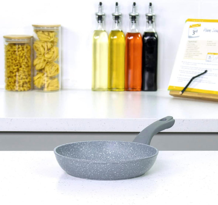 Blackmoor Home 67099 Kratzfeste Bratpfanne 20 cm mit Antihaft-Beschichtung Grau Grau 20cm, Grau 20cm