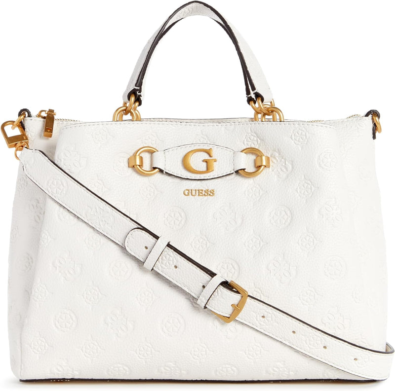 Guess Handtasche Izzy Peony Girlfriend Satchel Einheitsgrösse Stone Logo, Einheitsgrösse Stone Logo