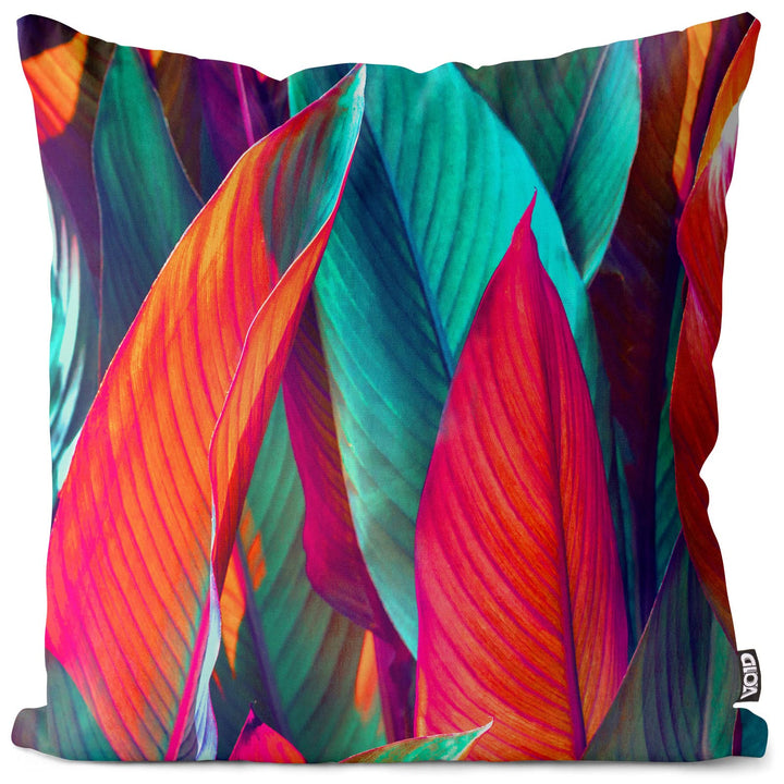 VOID Bunte Bananenblätter Kissenbezug Kissenhülle Sofakissen Kissen Deko Outdoor-Kissen Dekokissen,