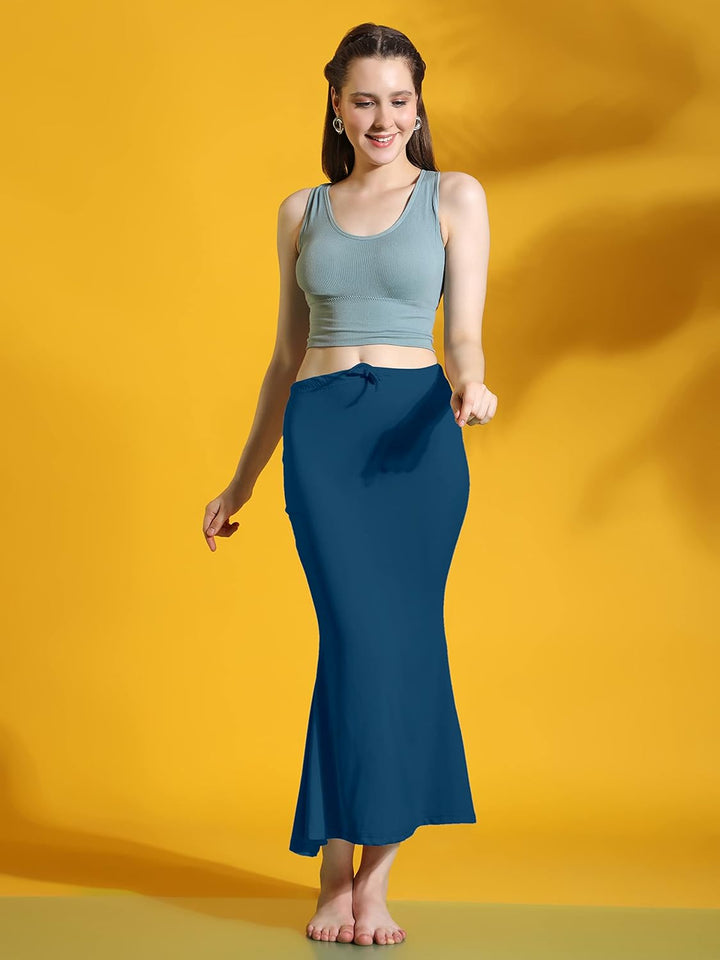 Jaanvi fashion Lycra Saree Shapewear Petticoat für Frauen, Baumwollmischung, Damenröcke, Formkleidun