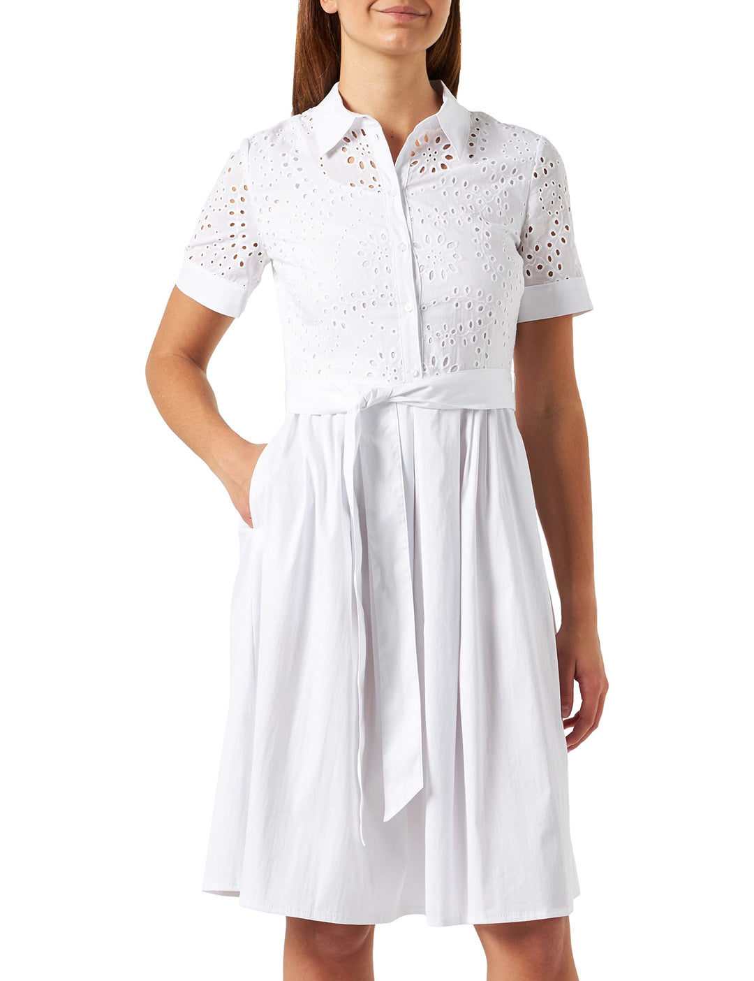 Damen Kleid 46 Bright White, 46 Bright White