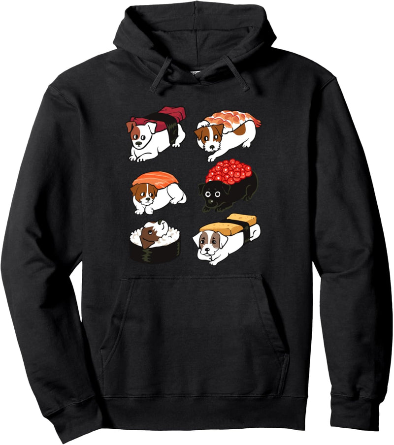 Sushi Jack Russell Terrier Pullover Hoodie